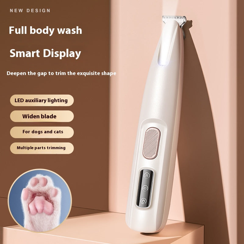 LED Waterproof Pet Paw Trimmer (Wide Blade)