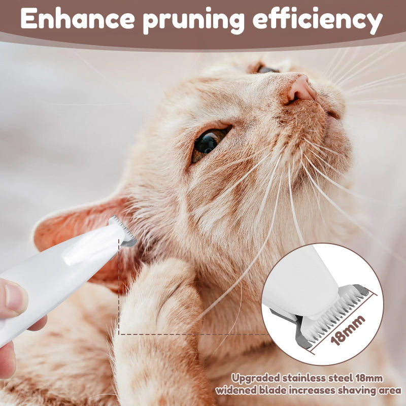LED Waterproof Pet Paw Trimmer (Wide Blade)