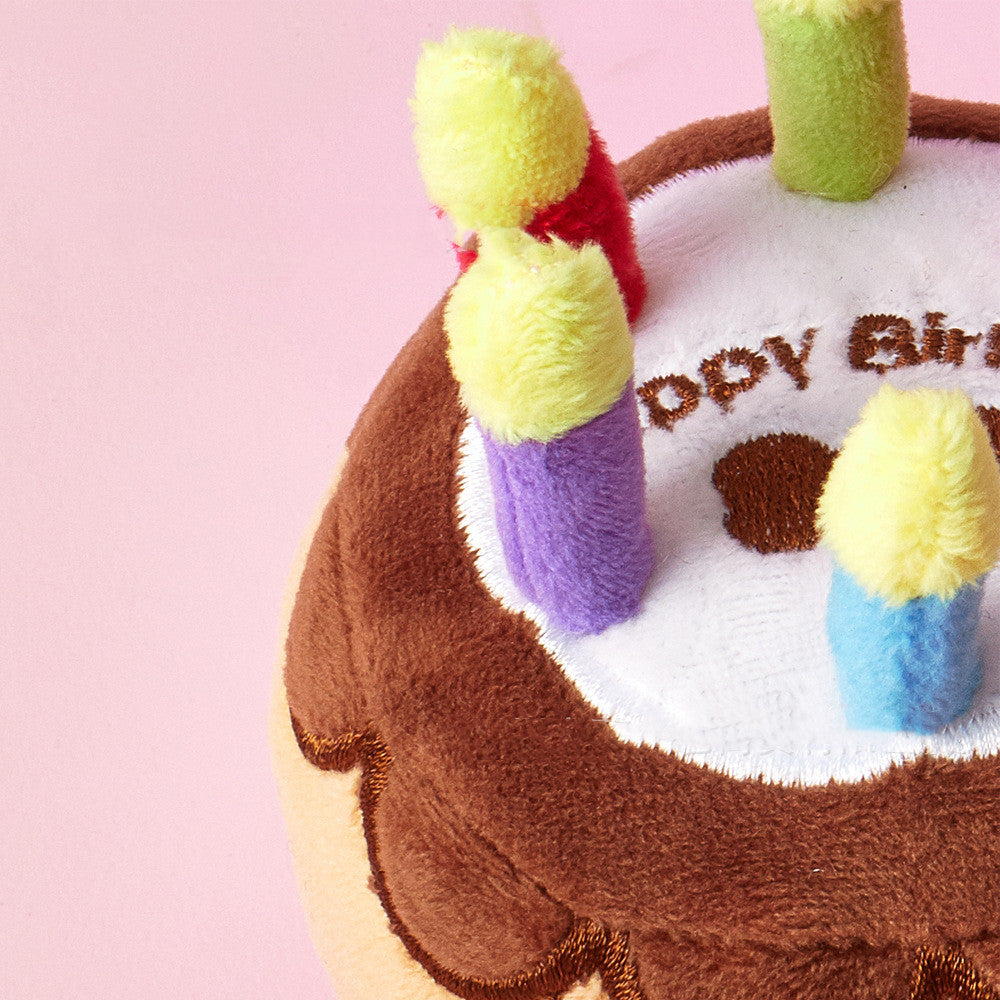 Pet Birthday Plush Cake Toy 🎂